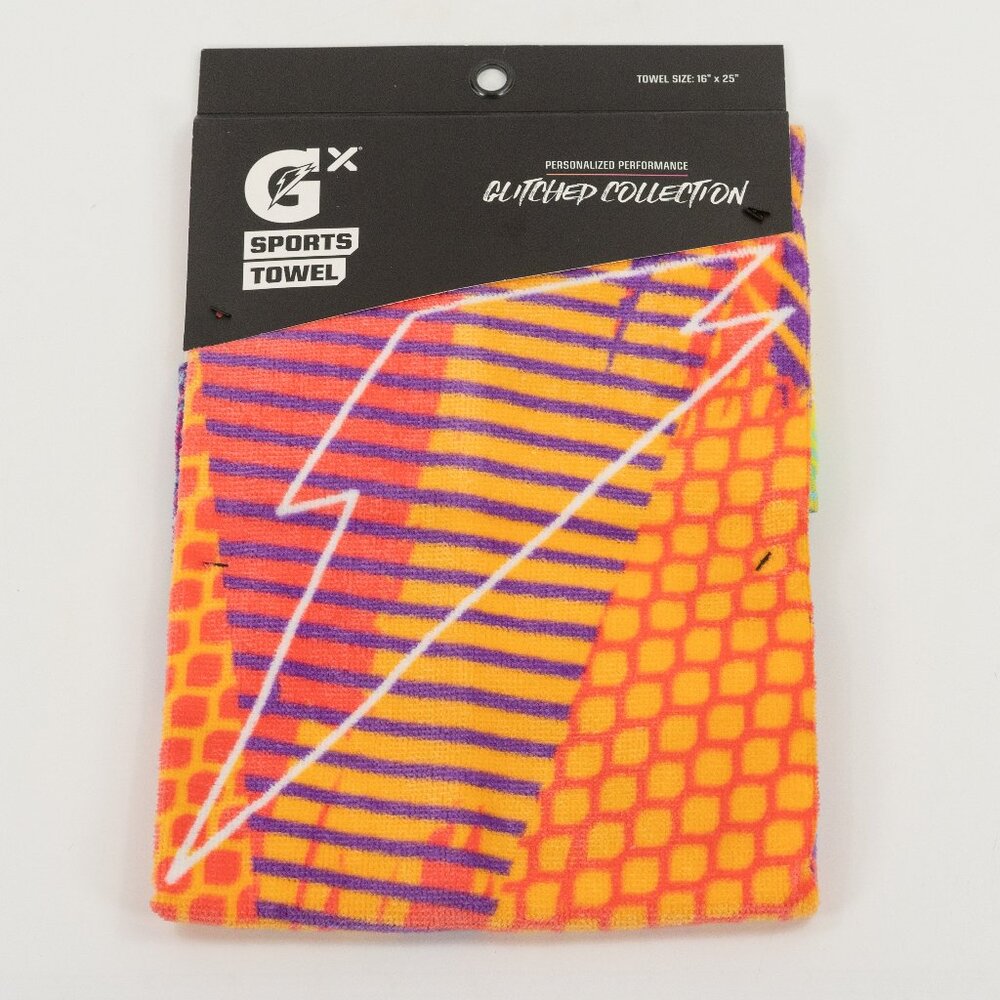Gatorade GX Towel Glitched Collection 'Tropic Guava' Brand New 16 x 25